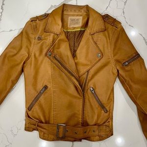 Thread @ Supply Faux Leather Jacket, Size S